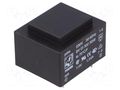 Transformer: encapsulated; 1.5VA; 230VAC; 7.5V; 200mA; PCB; BVEI HAHN BVEI3023058