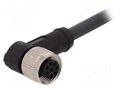 Cable: for sensors/automation; M12; PIN: 8; angled; 10m; plug; 30VAC LAPP 22260616