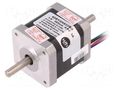 Motor: DC; stepper; 4.6VDC; step 1,8°; 0.35Nm; 1A; 42x42x48mm WObit 42BYGH822BD