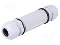 Connector: AC supply; coupler; 38A; 400V; IP67; screw terminal PAWBOL PE.4204