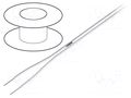 Wire; 2x0.5mm2; OFC; stranded; silicone; white; -60÷180°C TASKER TAS-TSK71