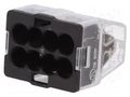 Quick splice; 24A; 450V; for cable; spring clamp; grey; 1.5÷2.5mm2 PAWBOL PE.4184