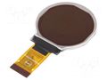 Display: OLED; graphical; 1.2"; 128x128; Dim: 36.98x41.23x2.05mm DISPLAY ELEKTRONIK DEP128128E-W