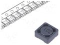 Inductor: wire; SMD; 1mH; 160mA; 9.44Ω; ±20%; 7.3x7.3x3.4mm Viking PCS73MT102