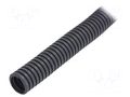 Protective tube; Size: 16; PVC; dark grey; L: 25m; 750N; Øint: 11mm PAWBOL PW-6109-25/750