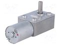 Motor: DC; with worm gear; 3÷9VDC; 1.7A; Shaft: D spring; 40rpm DFROBOT DF-FIT0489-B