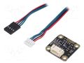 Sensor: accelerometer; 3.3÷5VDC; digital,I2C; module,cables; Ch: 3 DFROBOT DF-SEN0224