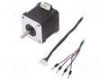 Motor: stepper; 3.4VDC; Shaft: D spring; max.343mNm; 1.7A; 6000h DFROBOT DF-FIT0278