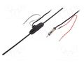 Antenna; inner; AM,FM; universal,with amplifier; 2.4m; 12VDC CALEARO 7697015