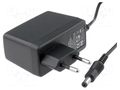Power supply: switching; mains,plug-in; 18VDC; 0.83A; 15W; 78% MEAN WELL GS15E-5P1J