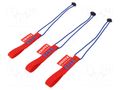 Fixing strap; for working at height; 1.5kg; 3pcs. KNIPEX KNP.005002TBK