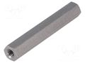 Screwed spacer sleeve; 45mm; Int.thread: M4; hexagonal DREMEC TFF-M4X45/DR146
