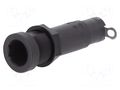 Fuse holder; 5x20mm,6.3x32mm; 10A; 250VAC; FEU; medical; on panel SCHURTER 0031.1673