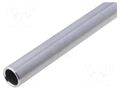 Connecting tubes; D: 12mm; L: 100mm; stainless steel; oval ELESA+GANTER GN480.1-D12-100-NI
