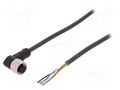 Cable: for sensors/automation; M12; PIN: 5; angled; 2m; plug; 60VAC LAPP 22260406