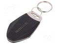 RFID pendant; NTAG2; laser printed code in 8H10D format; black SYSTEM 7 SECURITY S3035BNR-BK