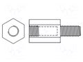 Insulating sleeve; Int.thread: M5; L: 60mm; UL94V-2; polyamide DREMEC TFM-M5X60/DR2188