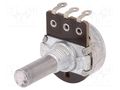 Potentiometer: shaft; 5kΩ; 200mW; ±20%; soldered; 6mm; mono; carbon TELPOD PR185-5K-A-P1
