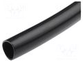 Insulating tube; PVC; black; -20÷80°C; Øint: 10mm; Wall thick: 1mm KURANT PCV-10X1/BK