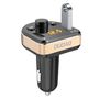 Dudao Bluetooth FM transmitter car charger MP3 3.1 A 2x USB black (R2Pro black), Dudao 6970379615744 6970379615744