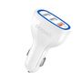 Dudao car charger quick charge Quick Charge 3.0 QC3.0 2.4A 18W 3x USB white (R7S white), Dudao 6970379615812 6970379615812