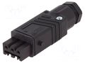 Connector: rectangular; ST; plug; female; PIN: 3; tinned; IP54; 16A HIRSCHMANN STAK3NSW