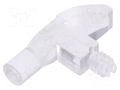 Fiber for LED; Ø3mm; No.of mod: 1; round; Front: flat MENTOR MR-1271.1001