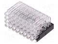 Fiber for LED; Ø2mm; No.of mod: 32; round; Front: convex MENTOR MR-1296.2084