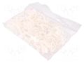 Holder; white; for flat cable,YDYp 5x2,5; 100pcs; USMP 5; 6÷7mm PAWBOL PW-H.7316