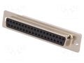 Connector: D-Sub; PIN: 37; plug; female; for cable; straight HARTING 09670374701