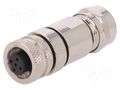 Connector: M12; plug; PIN: 5; female; A code-DeviceNet / CANopen BULGIN MBNI12FBF05ASCPG9