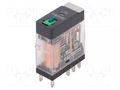 Relay: electromagnetic; DPDT; Ucoil: 24VDC; 5A; 5A/250VAC; 5A/30VDC SCHNEIDER ELECTRIC RXG21BD