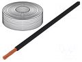 Wire; LifY; 1x0.25mm2; stranded; Cu; PVC; black; 300V; -15÷80°C HELUKABEL LIFY-0.25MM2-SW
