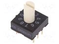 Encoding switch; DEC/BCD; Pos: 10; THT; Rcont max: 200mΩ; A6R OMRON Electronic Components A6R-102RS