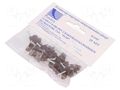 Holder; brown; on round cable; 25pcs; with a nail; 4mm PAWBOL PW-H.7002B-25
