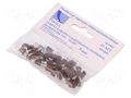 Holder; brown; on round cable; 25pcs; with a nail; 5mm PAWBOL PW-H.7003B-25