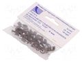Holder; brown; on round cable; 25pcs; with a nail; 6mm PAWBOL PW-H.7004B-25