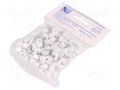 Holder; white; for flat cable,YDYp 2x1,5; 100pcs; with a nail PAWBOL PW-H.7012A-100