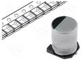Capacitor: electrolytic; SMD; 1uF; 50VDC; Ø4x5.3mm; ±20%; 1000h SAMWHA RC1H105M04005VR