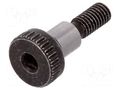 Shoulder screw; steel; M3; 0.5; Thread len: 7mm; hex key; HEX 2mm ELESA+GANTER ISO7379-4-M3-5
