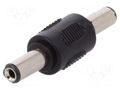 Transition: coupler; 5.5/2.1mm; 5.5mm; 2.1mm GOOBAY PC2.1-MM