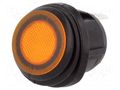 ROCKER; SPST; Pos: 2; ON-OFF; 20A/14VDC; yellow; IP65; LED; 14V; 50mΩ SCI R13-112B8-02-BBY