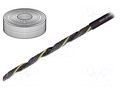 Wire: control cable; chainflex® CF890; 3G0.75mm2; PUR; black; Cu IGUS CF890.07.03