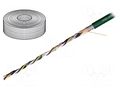 Wire: servo drive; chainflex® CF21.UL,hybrid; green; stranded; Cu IGUS CF21.40.15.02.02UL