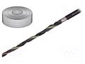 Wire: control cable; chainflex® CF881; 4G0.75mm2; black; stranded IGUS CF881.07.04
