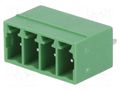 Connector: pluggable terminal block; socket; male; 7A; 250V; PIN: 4 DEGSON ELECTRONICS 15EDGVC-3.5-04P