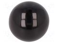 Ball knob; Ø: 25mm; Int.thread: M6; 9mm; duroplast PF ELESA+GANTER DIN319-KU-25-M6-E