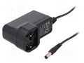 Power supply: switching; mains,plug-in; 12VDC; 1A; 12W; 82.2% MEAN WELL GEM12I12-P1J