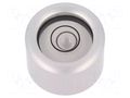Spirit level; with smooth reference surface; 15mm; aluminium ELESA+GANTER GN2279-ALN-30-K30A