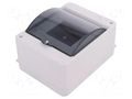 Enclosure: for modular components; IP30; wall mount; white; ABS PAWBOL PW-C.2020